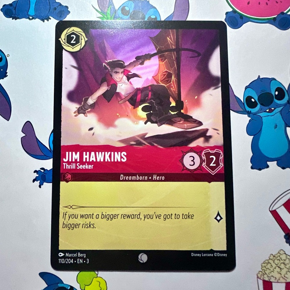 jim hawkins 110/204 [treasure planet] - common — lorcana: into the inklands